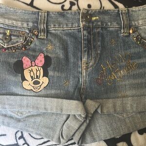 INC International Concepts Dark Blue Denim Shorts